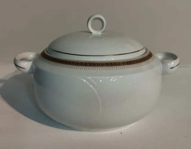 Sopera Santa Clara Porcelana Dorada