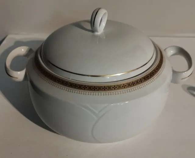 Sopera Santa Clara Porcelana Dorada