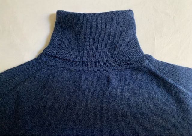 Jersey Lana Merino Azul Pavo