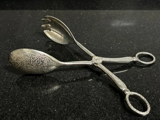 Pinzas de servir vintage EP Zinc Alloy