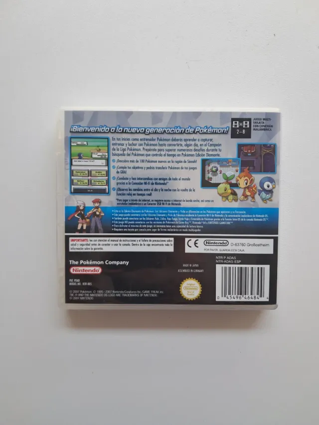 Pokémon Diamante Edición Nintendo DS