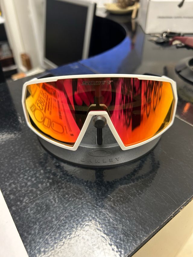 Gafas Scott Blancas Lente Roja