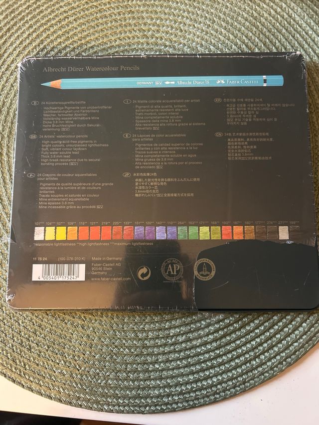 24 Lápices Acuarela Faber-Castell Albrecht Dürer