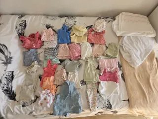 Lote Ropa Bebé Niña Verano 3/6 m Sábanas niniCuna