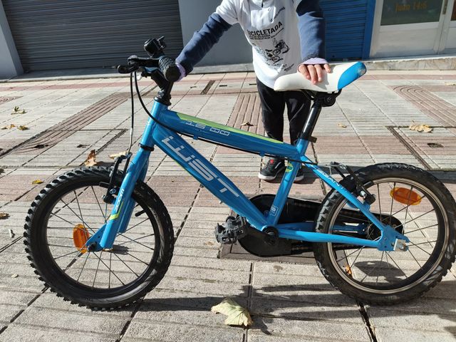 Bicicleta infantil WST Elegant 16' azul