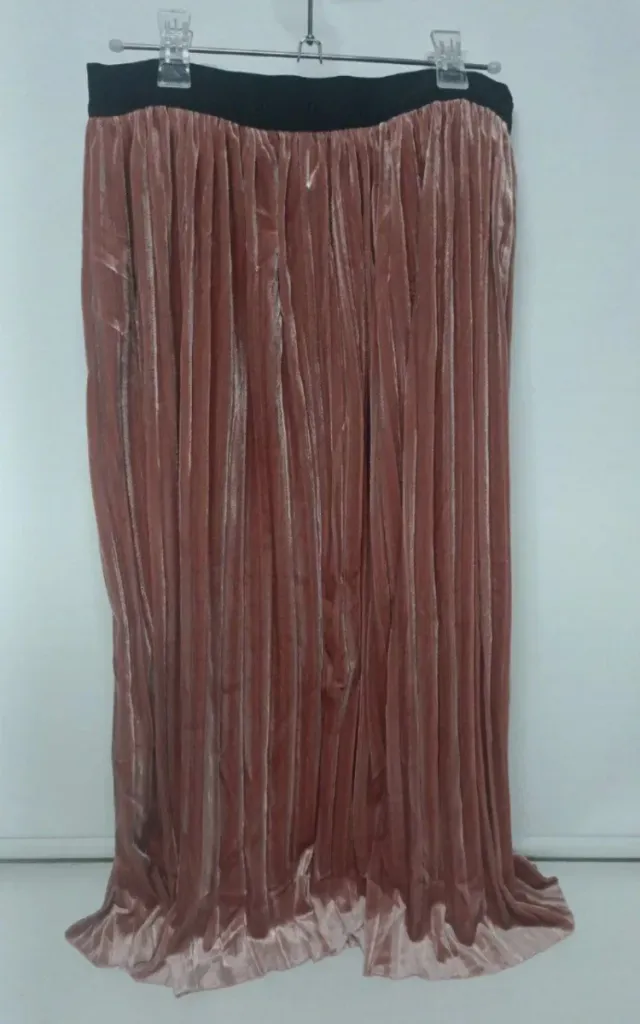 Falda plisada terciopelo Elenza Talla M-L