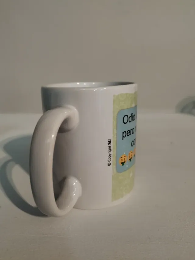 Taza con asa emoji dinero