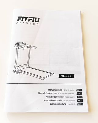 Cinta de Correr FITFIU Fitness MC200 Plegable