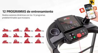 Cinta de Correr FITFIU Fitness MC200 Plegable