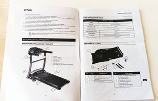 Cinta de Correr FITFIU Fitness MC200 Plegable