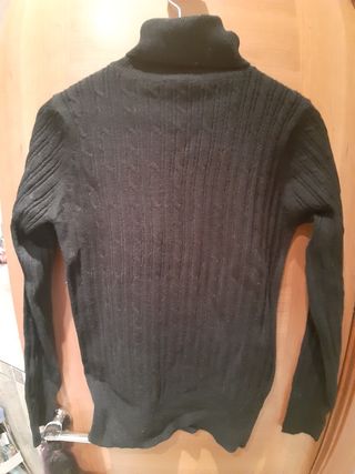 Jersey lana ochos cuello alto talla S