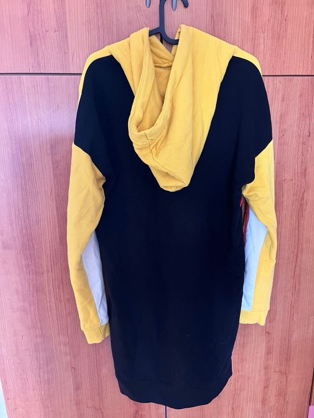 Vestido Sudadera H&M Negro y Amarillo