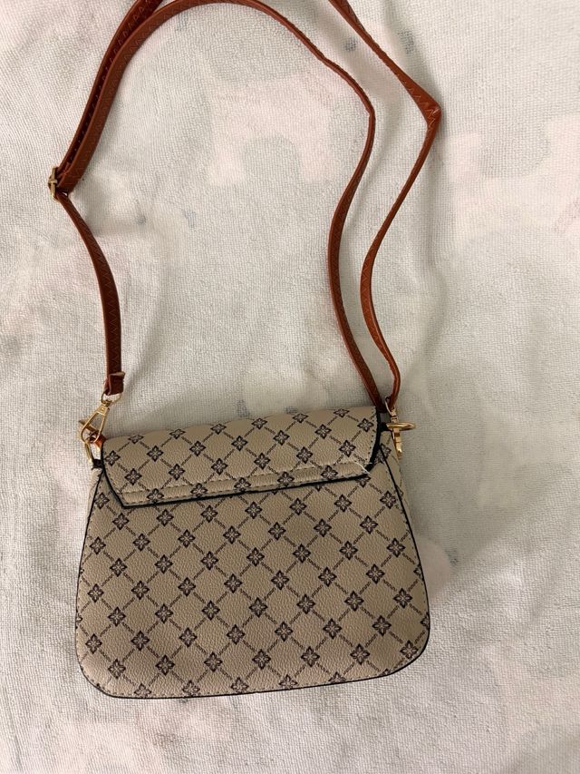 Bolso de hombro estampado