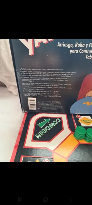 Juego de mesa Yahtzee vintage años 90
