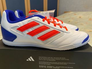 Zapatillas Adidas Fútbol Sala Blancas Naranja 43