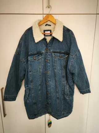 Cazadora vaquera forrada borreguillo