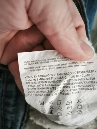 Cazadora vaquera forrada borreguillo