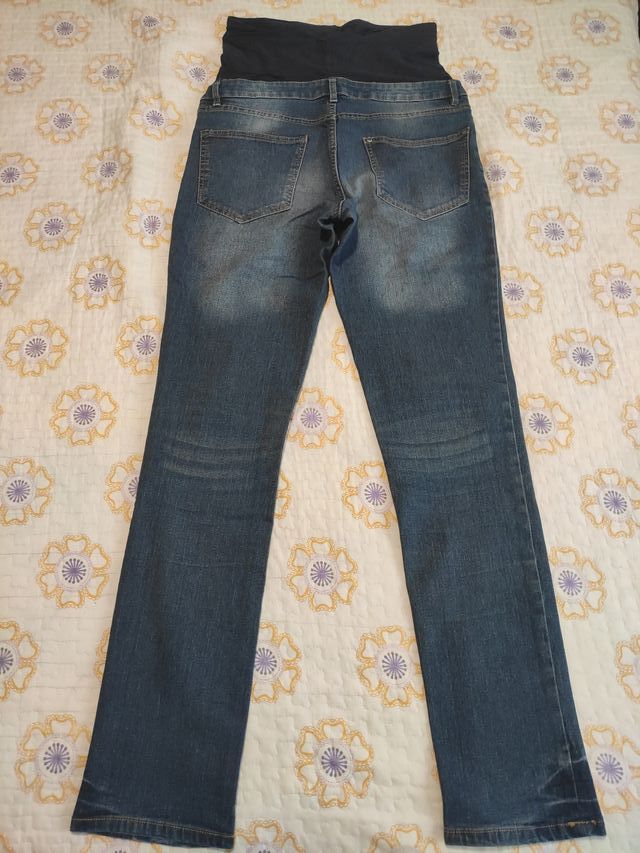 Vaquero premamá Talla 40 Azul