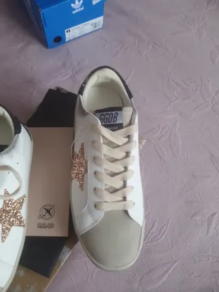 Zapatillas Golden Goose Blanca dorada