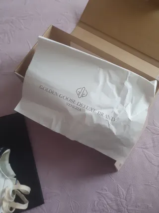 Zapatillas Golden Goose Blanca dorada