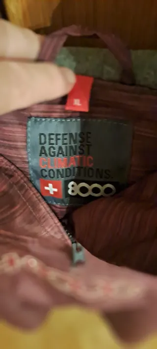 Chaqueta +8000 Multicolor Roja