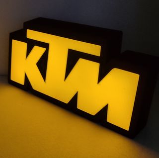 Lámpara LED Logo KTM Moto 20% DESCUENTO