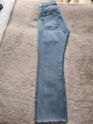 Jeans Zara Crop 100% algodón