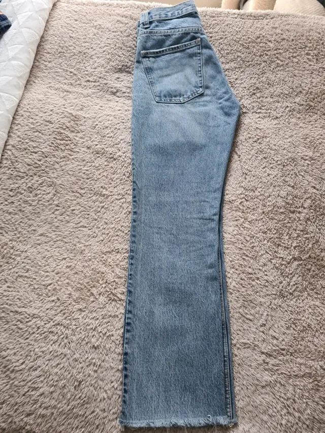 Jeans Zara Crop 100% algodón