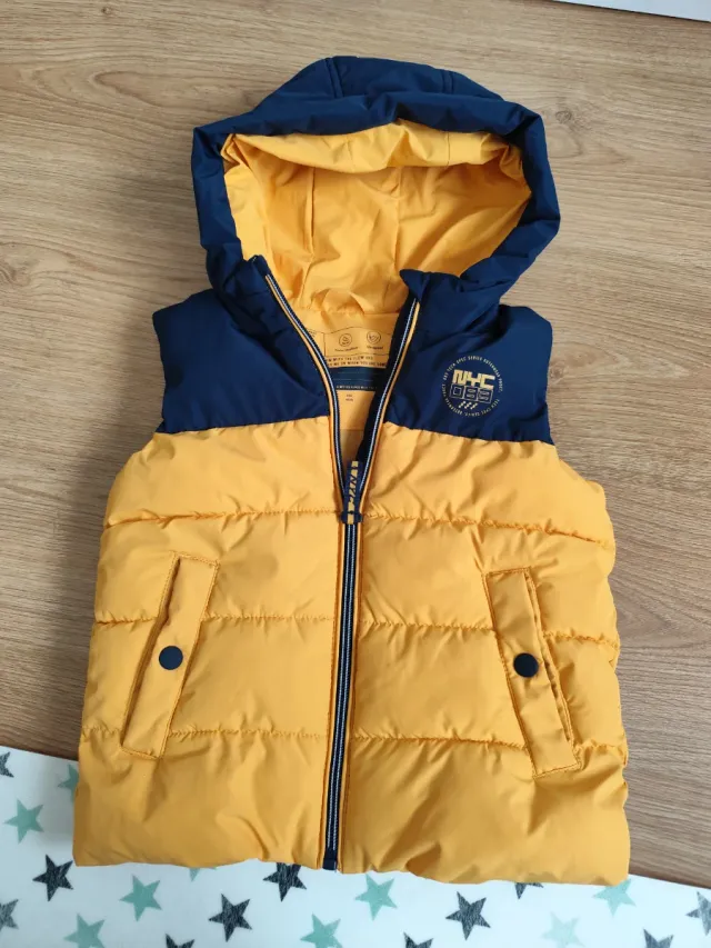 Chaleco acolchado niño talla 104