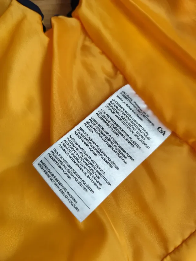 Chaleco acolchado niño talla 104