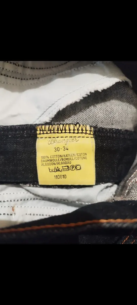 Vaqueros Wrangler Caballero Azul