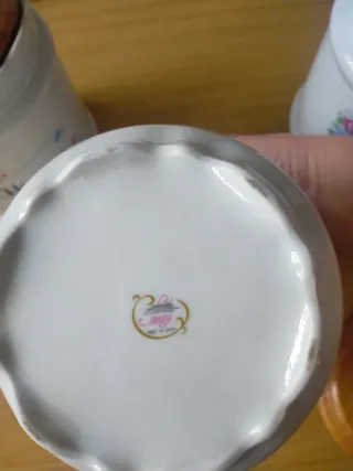 Set 3 Botes Cocina Madera Flores