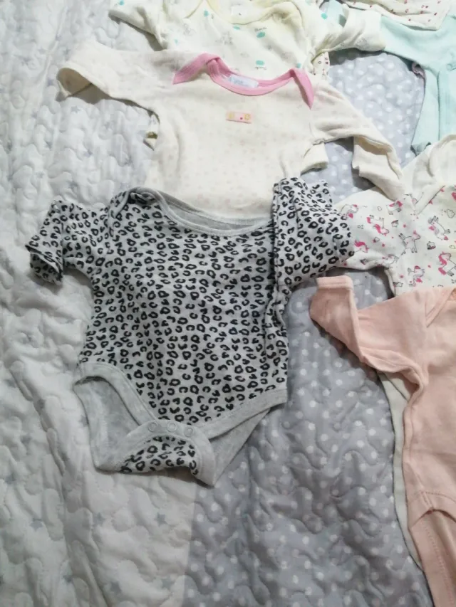 Lote 30 Bodis Bebé Manga Larga