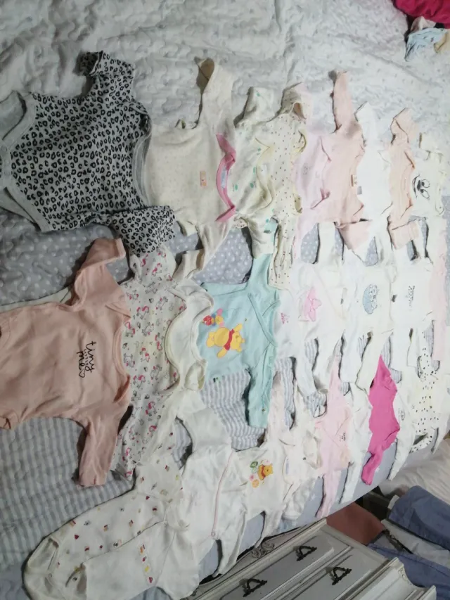 Lote 30 Bodis Bebé Manga Larga