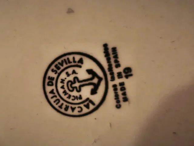 Cafetera y azucarero La Cartuja de Sevilla