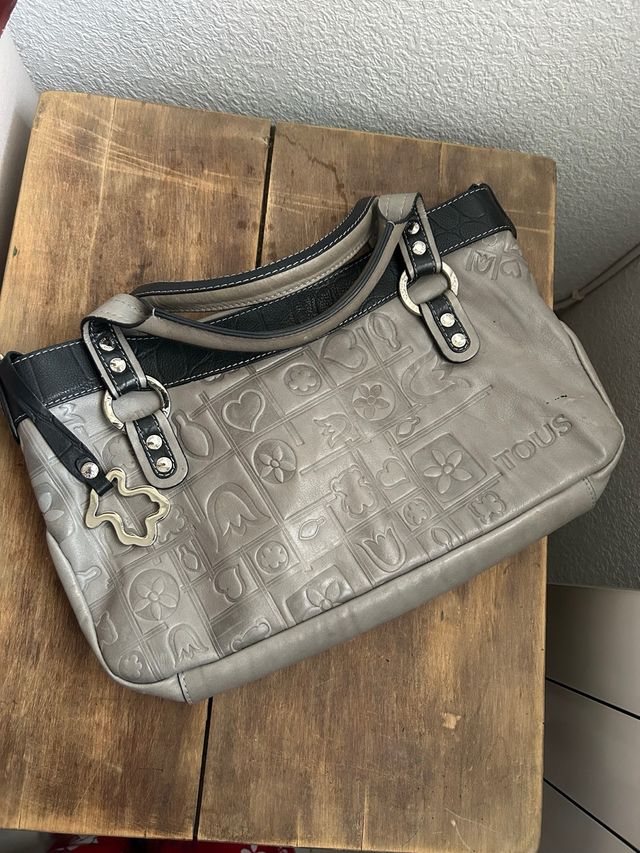 Bolso Tous Gris y Negro