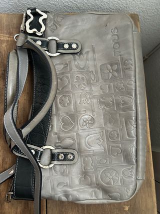 Bolso Tous Gris y Negro