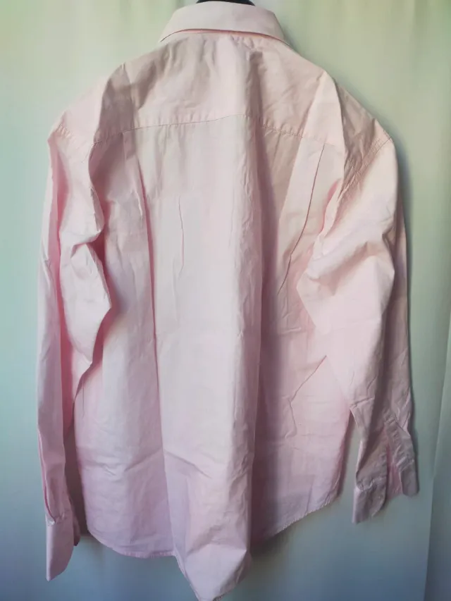 Camicia uomo manica lunga color rosa pallido