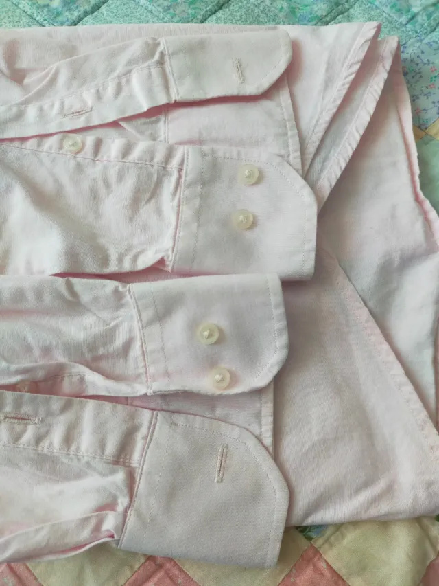 Camicia uomo manica lunga color rosa pallido