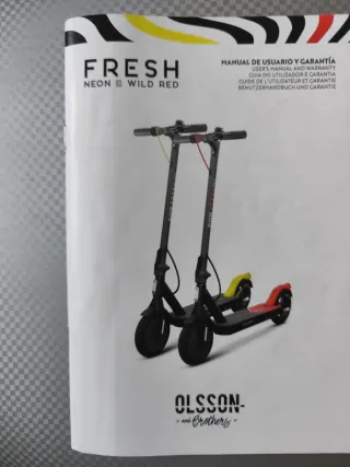 Patinete Eléctrico Olsson Fresh Neon