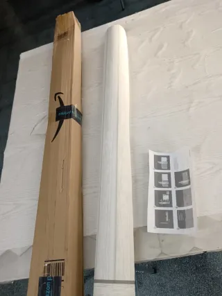 Papel pintado A.S. Création efecto madera crema