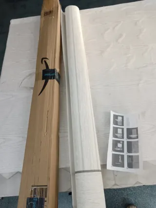 Papel pintado A.S. Création efecto madera crema