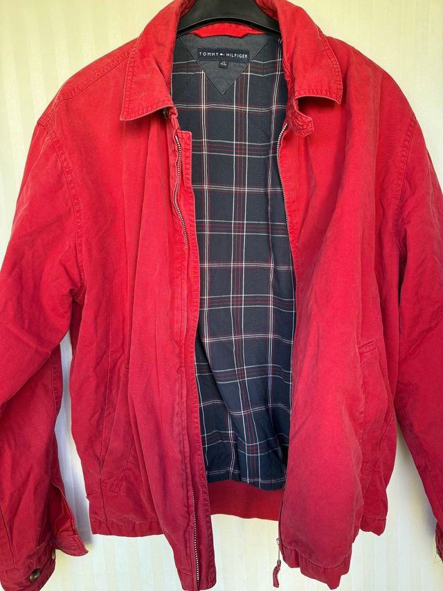 Cazadora Tommy Hilfiger Hombre Roja