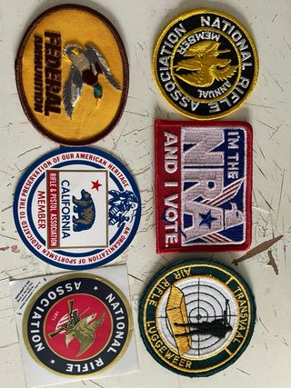 pezzo davanti cintura NRD e vari patch nra et al