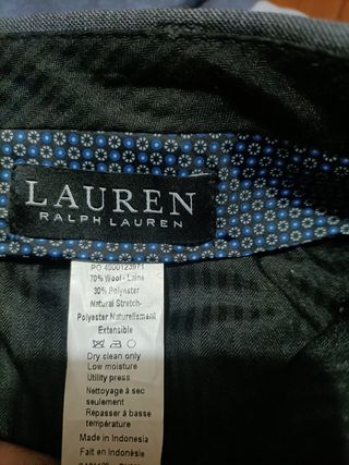 Traje Ralph Lauren Gris Talla 56