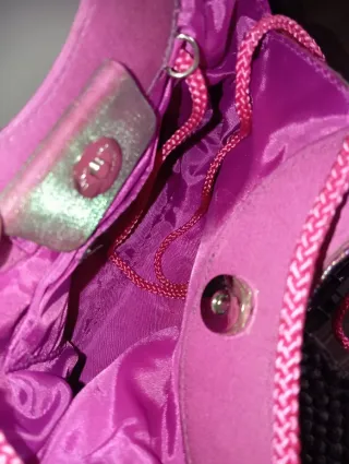 Bolso de fiesta de Raso plateado Regalo ese Broche