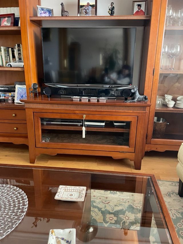 Librería modular madera 3 cuerpos