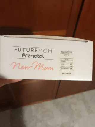 Sujetador lactancia rosa estrellas