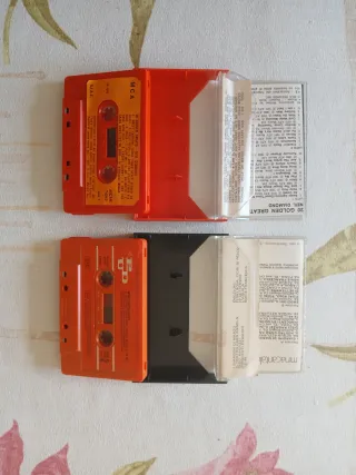 2 Cassette Mina Canta Lucio & Neil Diamond Anni 70