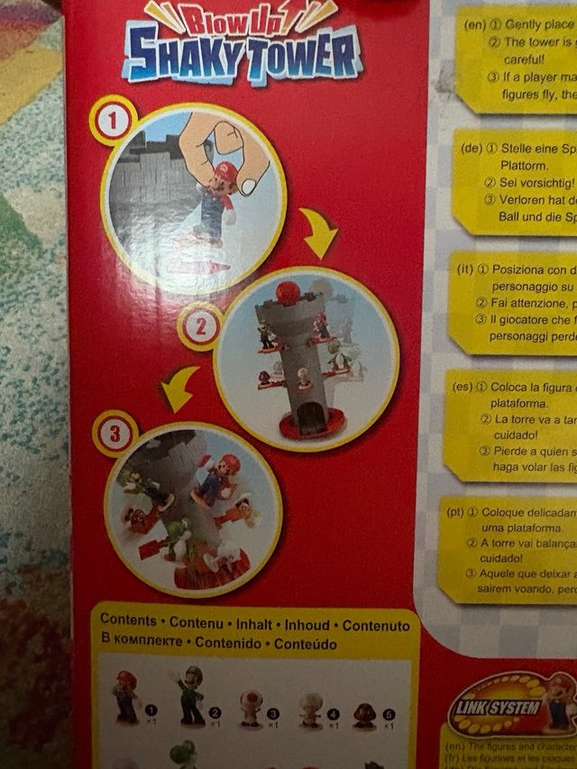 Juego Super Mario Blow Up Shaky Tower